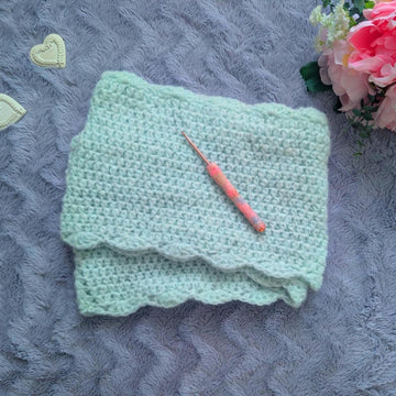 Crochet Winter Grace Infinity Scarf Pattern