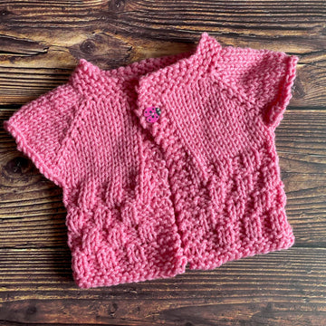 The Cocoon Top Down Chunky Baby Jacket Set