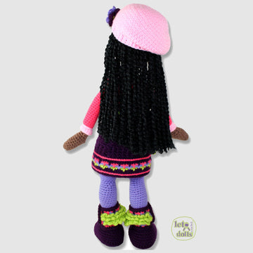 21 inch crochet doll pattern PDF, Large amigurumi doll, Brenda