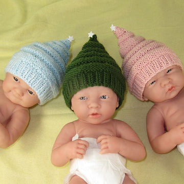 Preemie, Tiny and Newborn Baby Little Star Christmas Hat