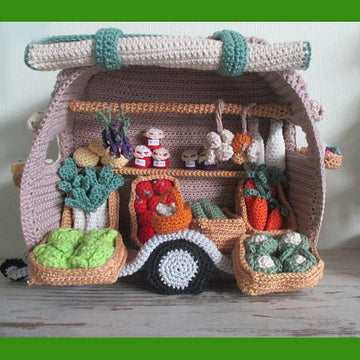 The little vegetable cart/der kleine Gemüsestand