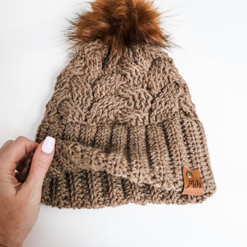 Braided Crochet Hat