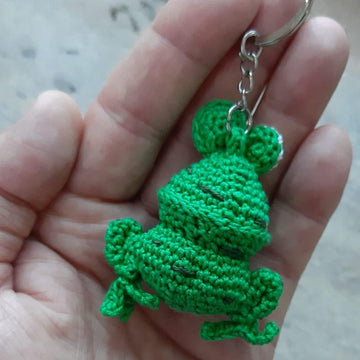 Frog Amigurumi Keychain