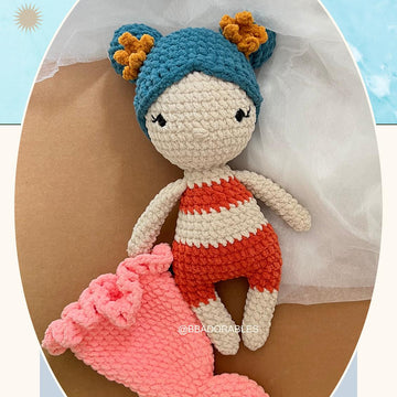 Beatrice Mermaid with removable tail