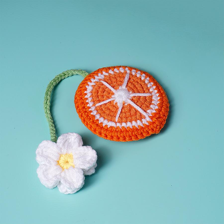 Orange Daisy Car Hanging