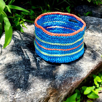 Raffia Basket with Handles