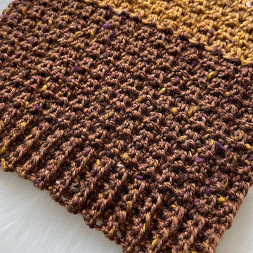 Winter Color Block Scarf