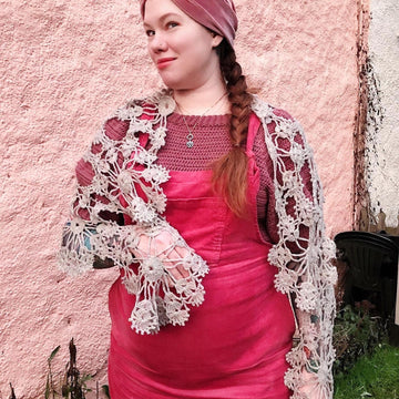 Crochet Bridal Shawl Rina