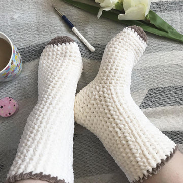 Chenille Bed Socks