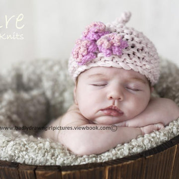 Beanie ' Pixie three Flower'