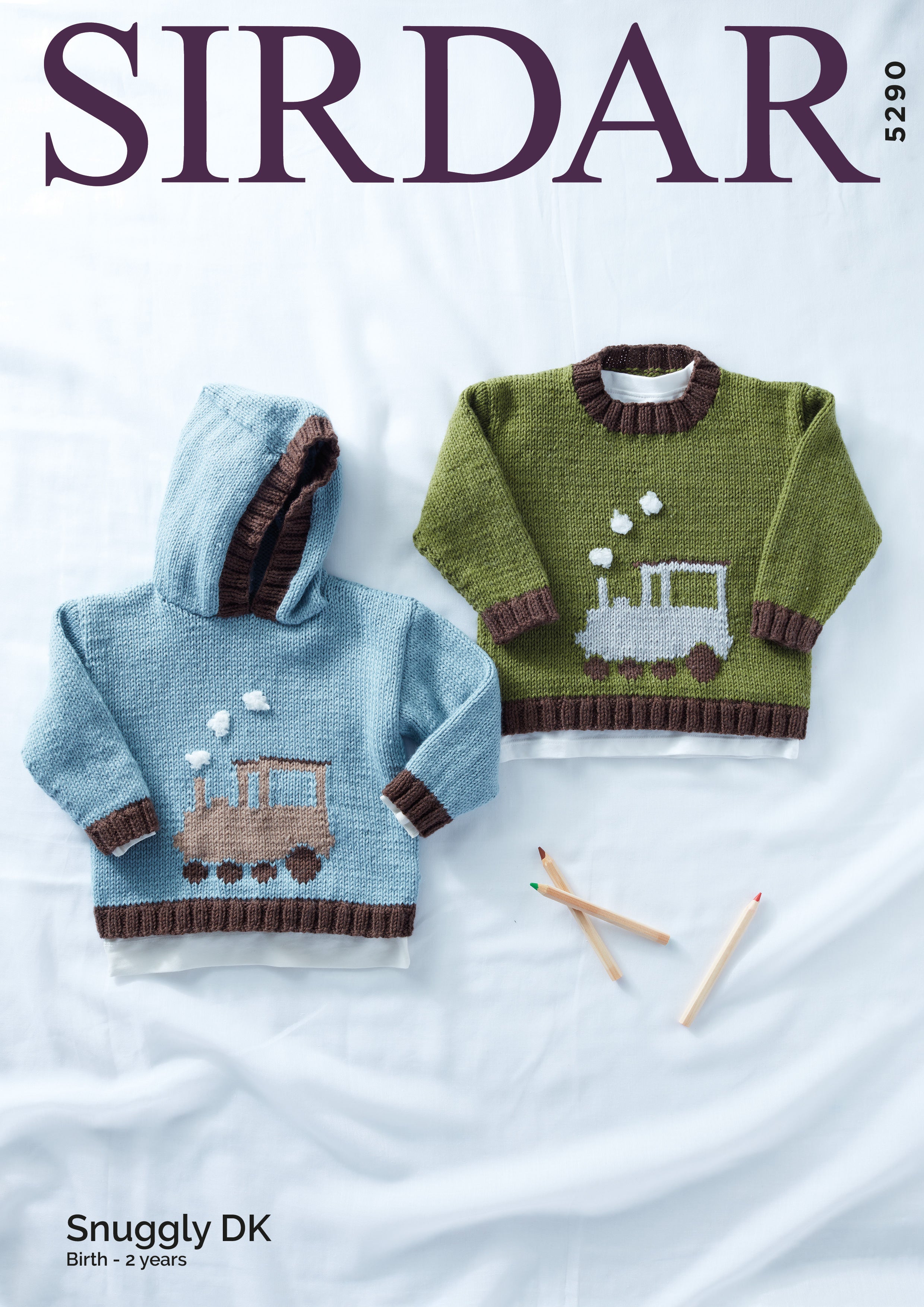 Jumpers in Sirdar Snuggly DK - 5290 - Leaflet