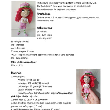 Strawberry doll