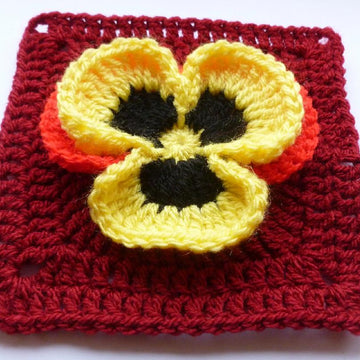 Pansy in square
