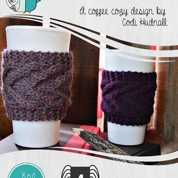 "The Antlers" Seamless Coffee Cozy Zarf