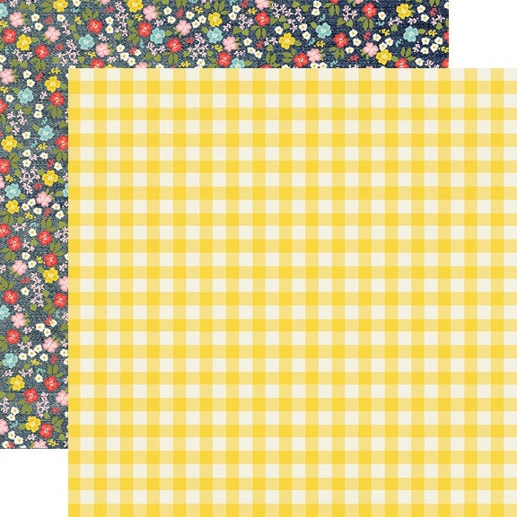 Simple Stories Summer Farmhouse Double-Sided Cardstock 12"X12" 25/Pkg - Choose To Shine