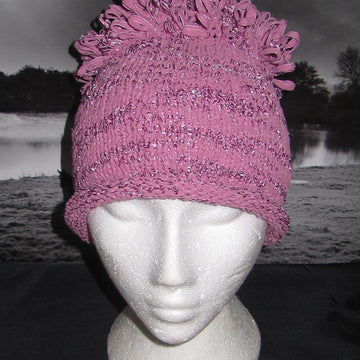FEELING LOOPY ROLL BRIM BEANIE
