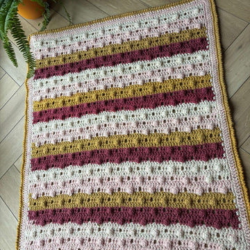 Dotty about Bobbles! Aran Blanket