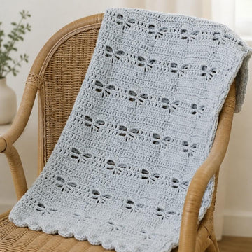 Dragonfly Crochet Blanket