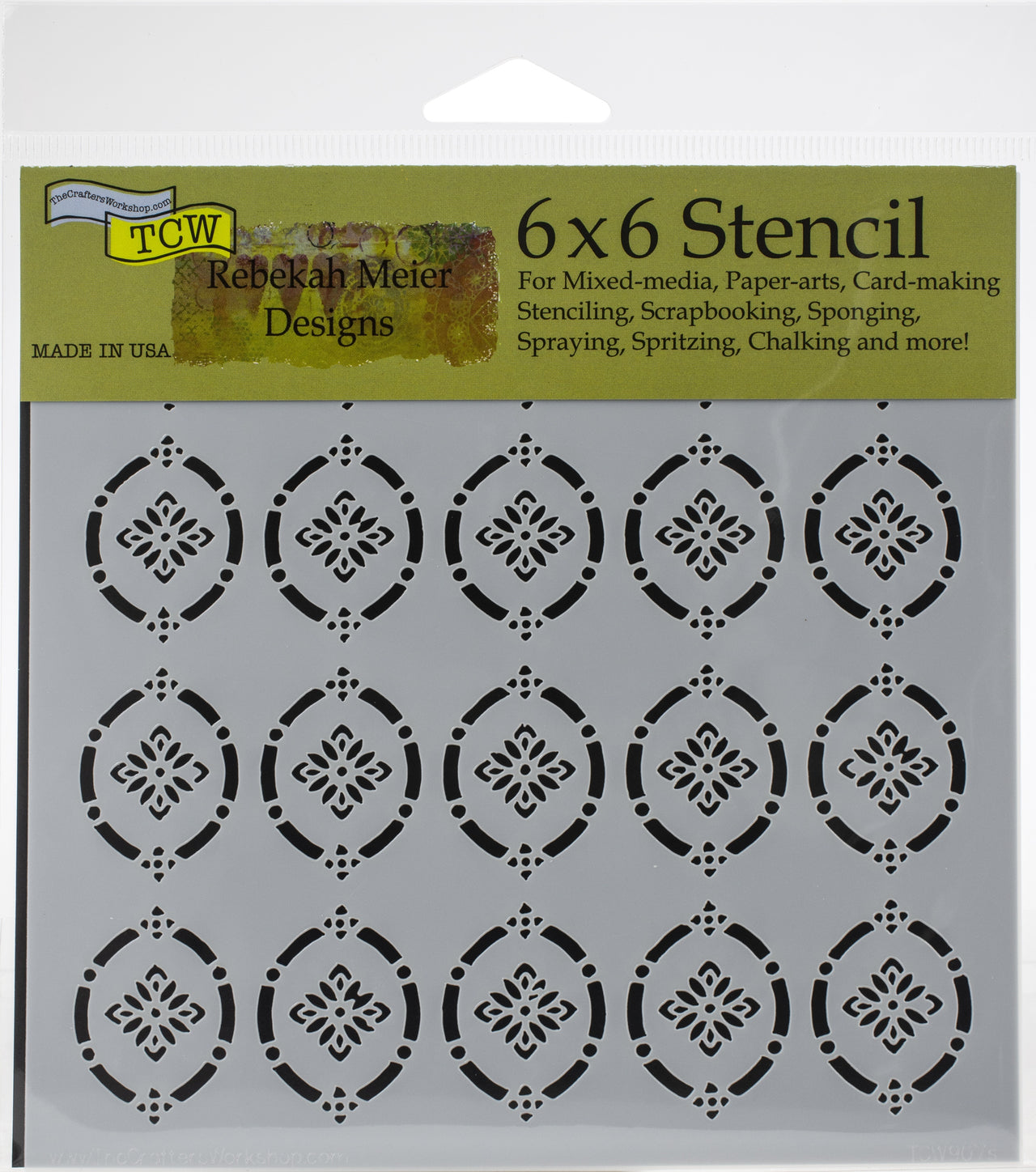 The Crafter's Workshop Crafter's Workshop Template 6"X6" - Pointelle