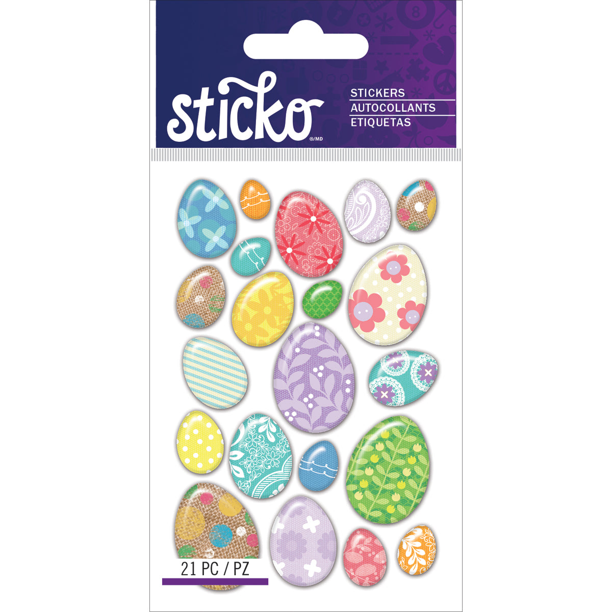 Sticko Stickers - Easter Eggs