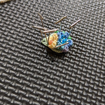 Flower Cluster Stud Earrings