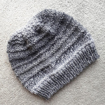 Charcoal Marble Hat