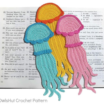 151 Jellyfish bookmark or decor