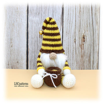 Bee Gnome Crochet Pattern