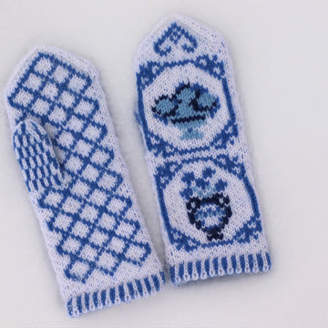 Delft mittens