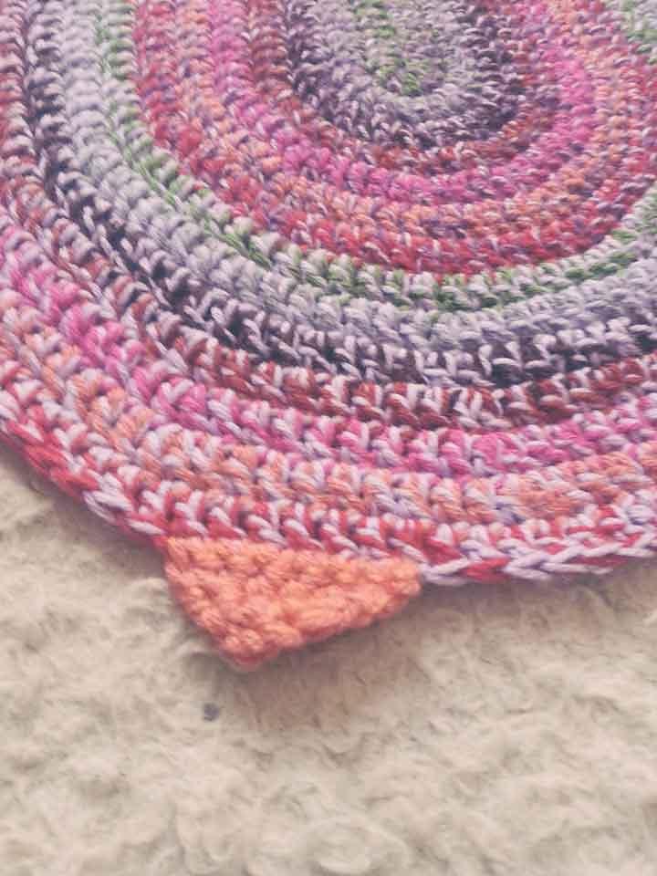 Crocheted Owl Rug (Small)