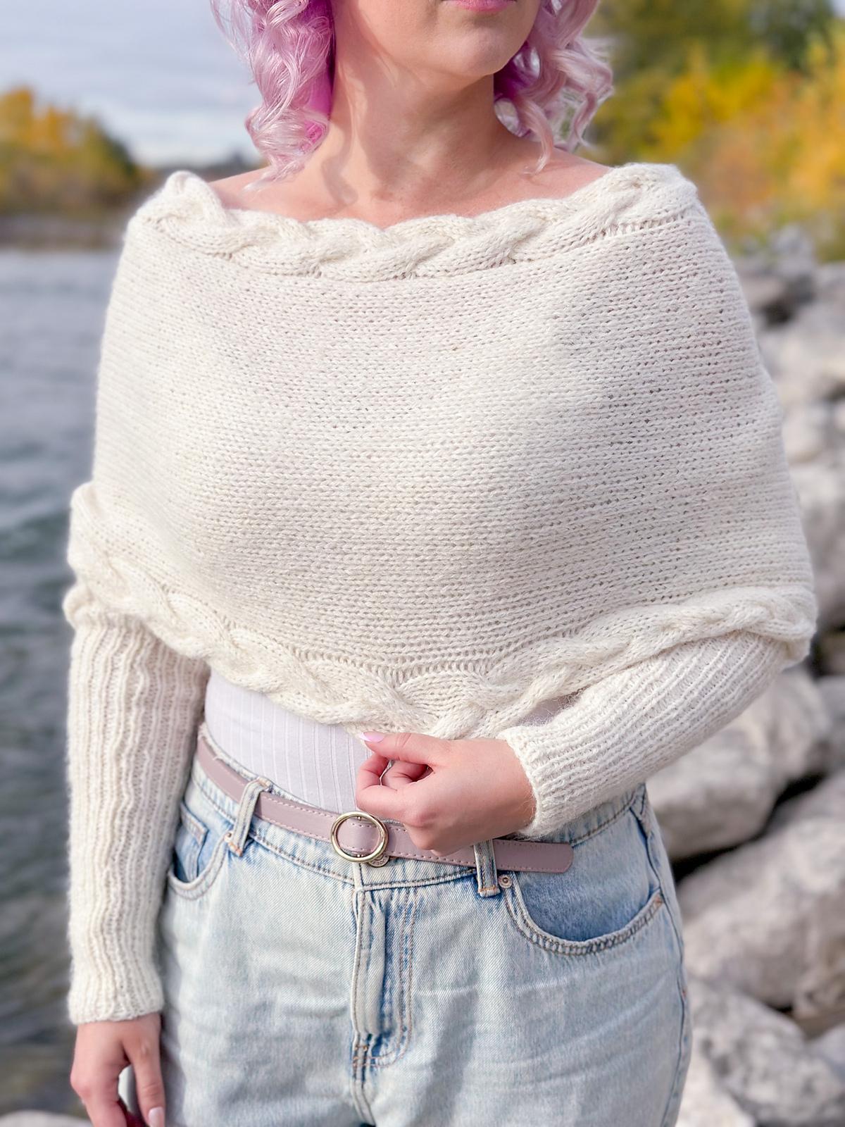 Braided Sweater Scarf