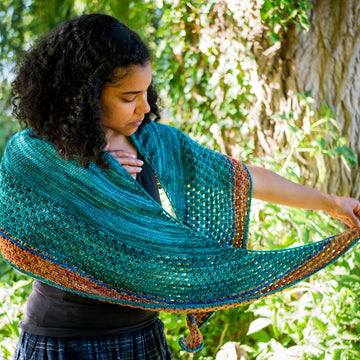 Young Peacock Shawl