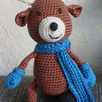 Crochet pattern Xmas moos Loki