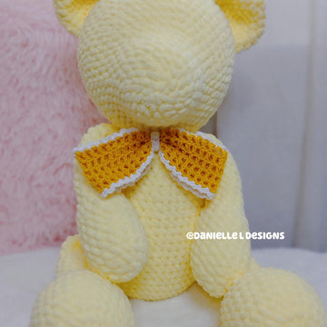 Faceless Teddy bear plush