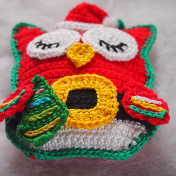 Owl Santa Claus
