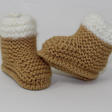 Chunky Baby Fur Top Booties