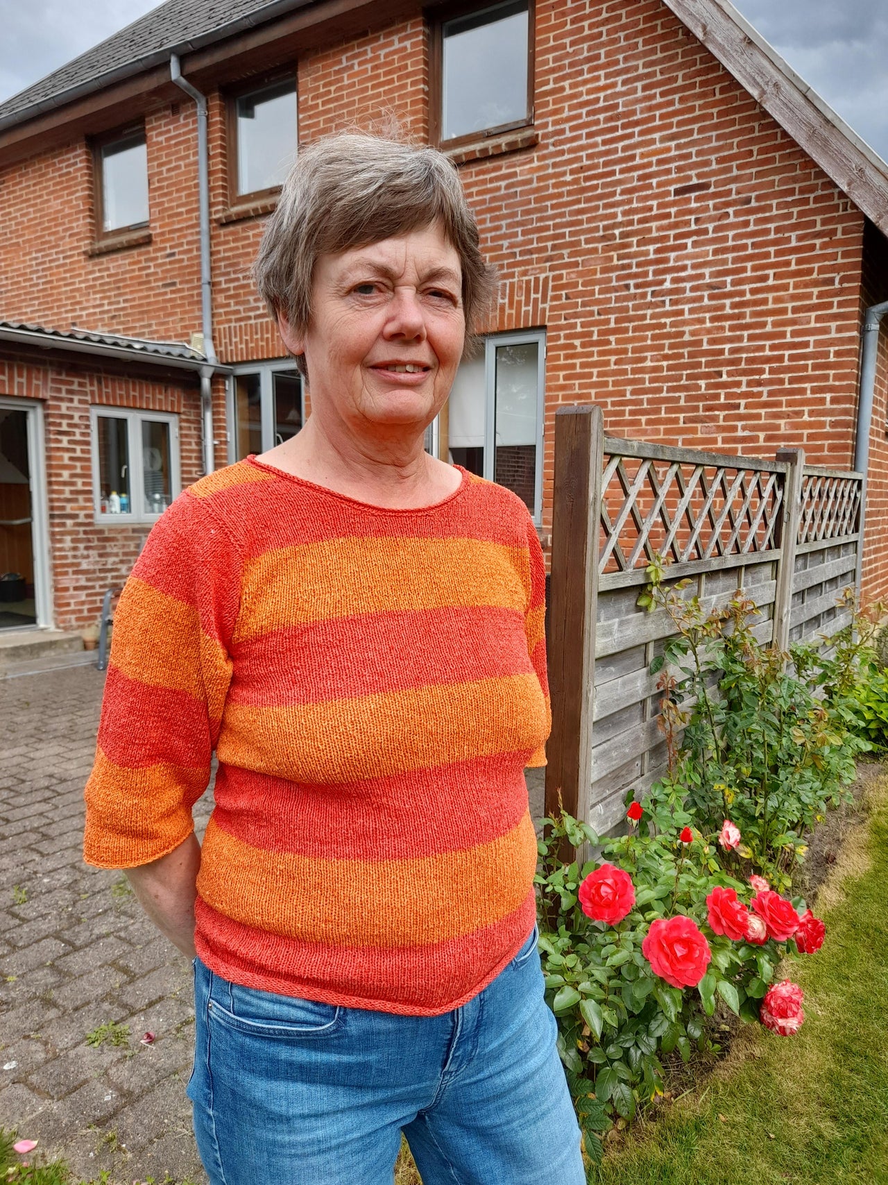 DAISY, striped jumper for women