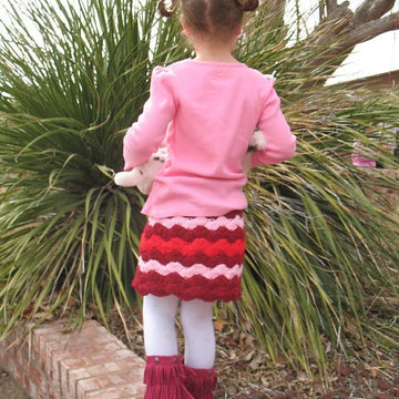 Crochet Striped Skirt - Julia