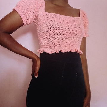 Puff sleeve top