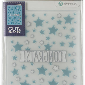 Hampton Art Cut & Emboss Folder - Congrats