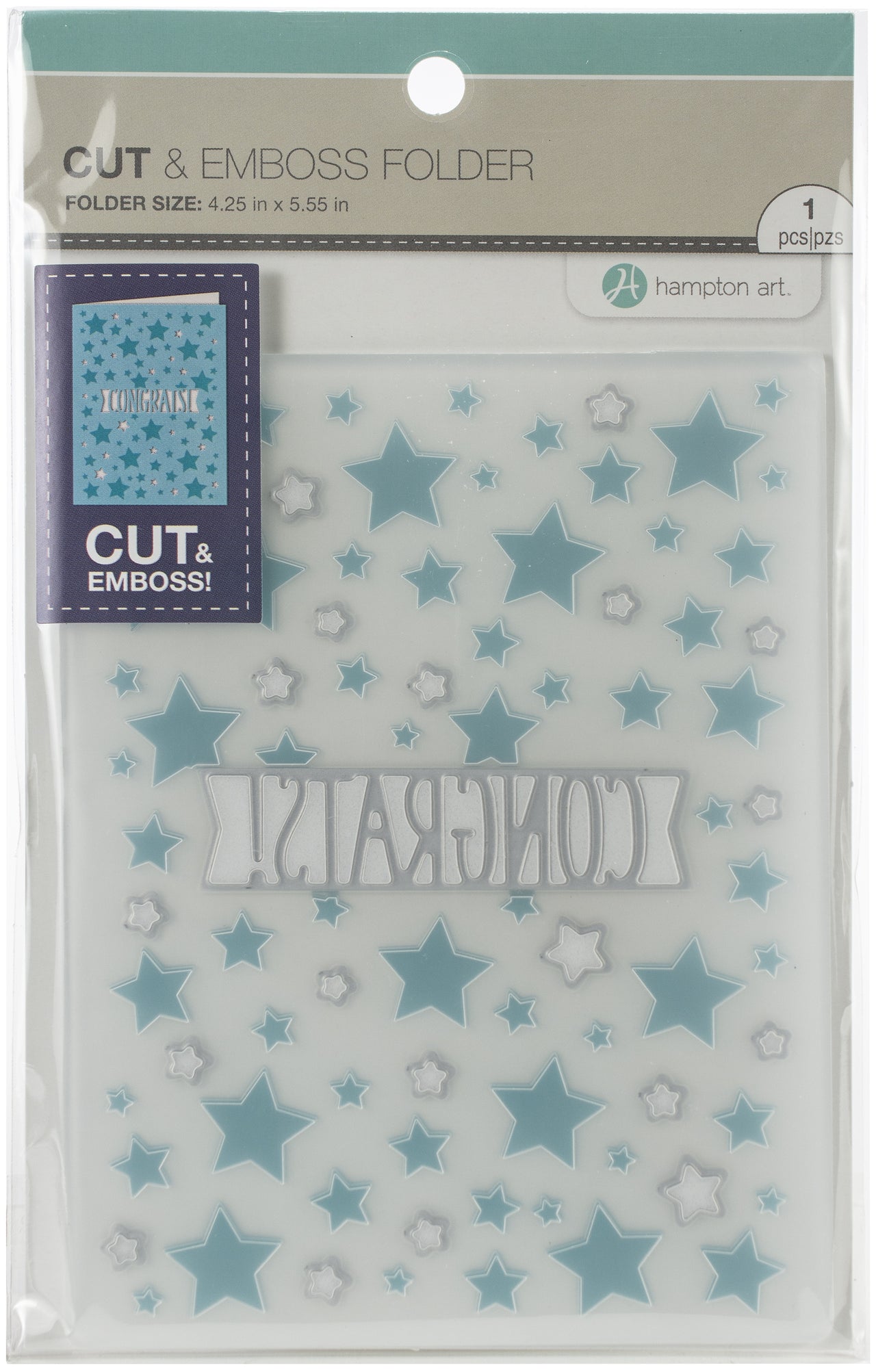 Hampton Art Cut & Emboss Folder - Congrats