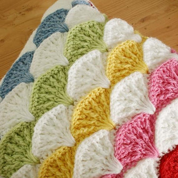 Paintbrush Pillow & Afghan