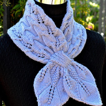 Leaves and Cables Scarf