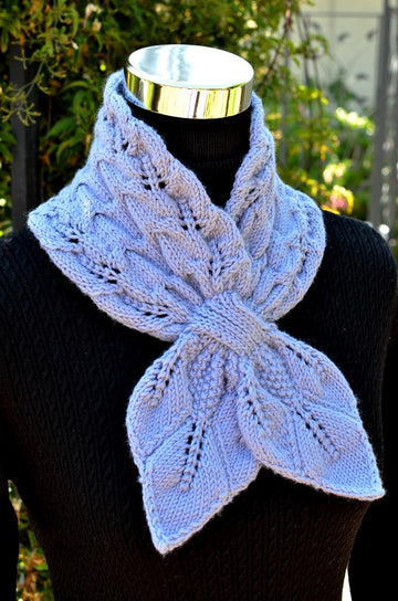 Leaves and Cables Scarf