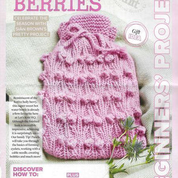 Holly Berries Hot Water Bottle Cover