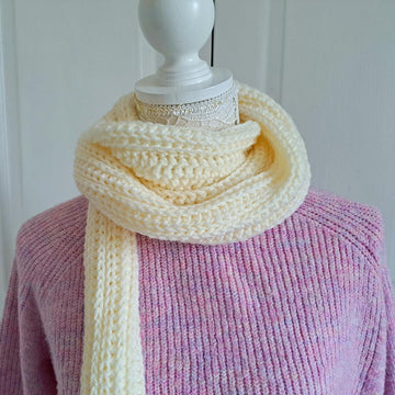 Crochet Snow Princess Scarf Pattern