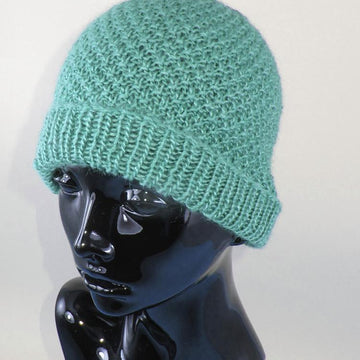 Double Moss (Seed) Stitch Beanie Hat