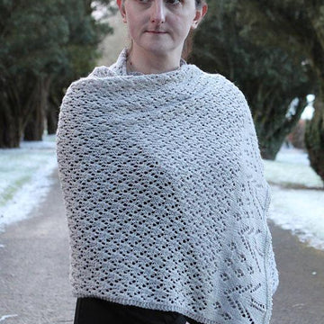 Winter Snow Shawl