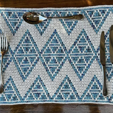 Diamonds in the Skye Mosaic Placemat/runner