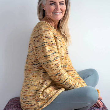 Turmeric Sweater in Berroco Ultra Wool Handpaint & Berroco Aerial - Downloadable PDF